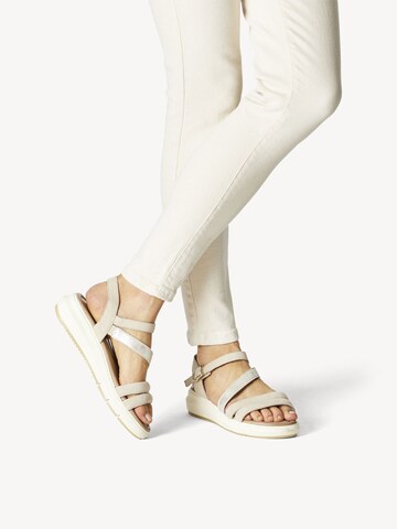Tamaris Sandaal in Beige