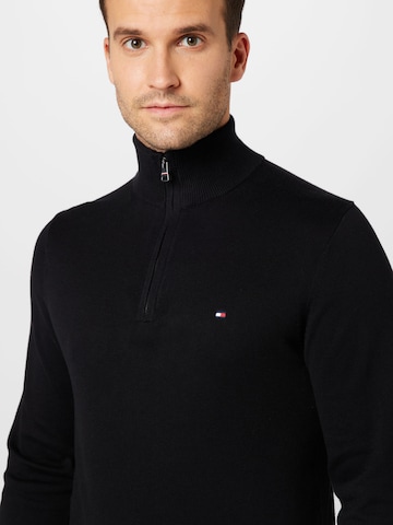 TOMMY HILFIGER Pullover in Schwarz