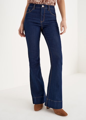 Wide Leg Jean 'Drud' Camomilla en bleu : devant