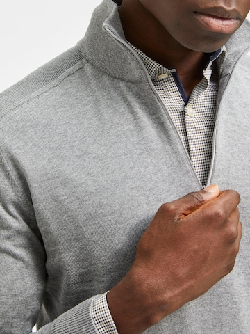 Regular fit Pullover 'Berg' di SELECTED HOMME in grigio