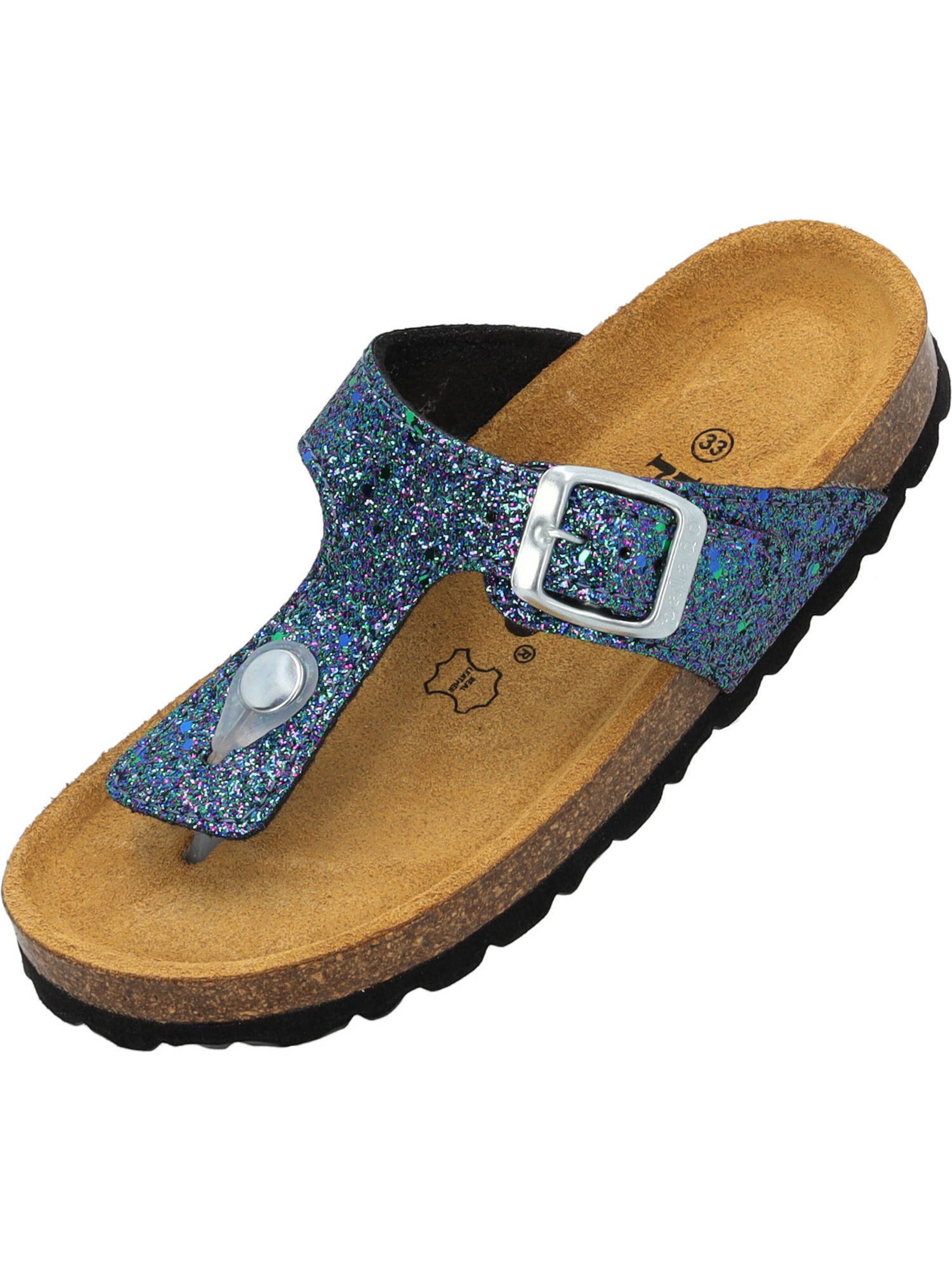 Palado Zehentrenner 'Kos G' in Blau: Vorderseite