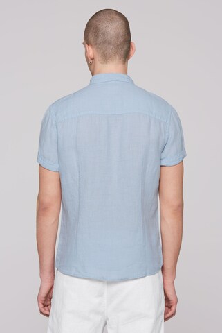 CMPD Slim fit Button Up Shirt in Blue