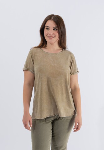 October Shirt in Brown: front