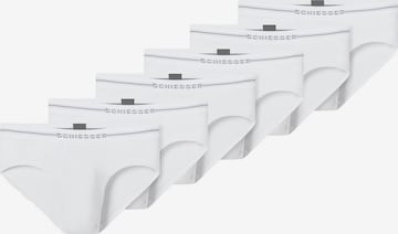 SCHIESSER Slip 'Cotton Flex' in White: front