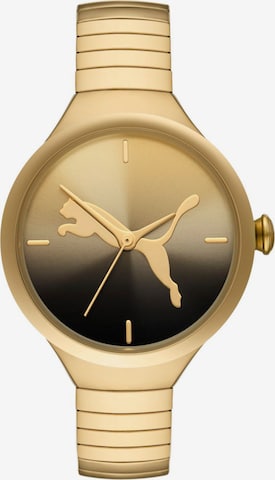 PUMA Uhr in Gold: predná strana