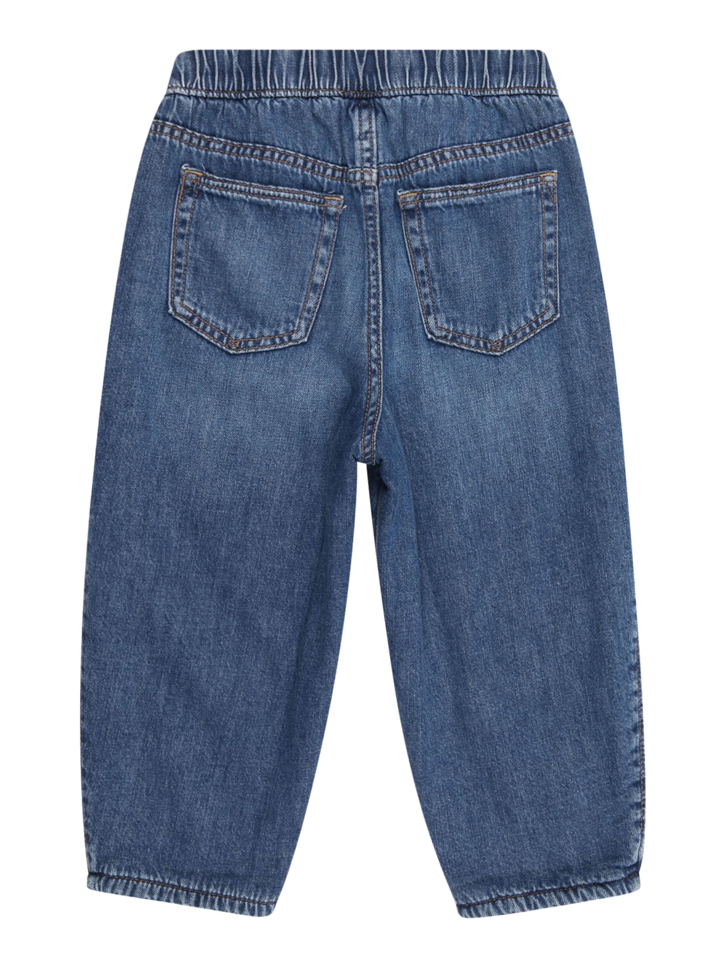 GAP Szeroka nogawka Jeansy 'BARREL' w kolorze niebieski