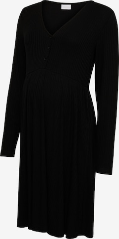 Robe MAMALICIOUS en noir : devant