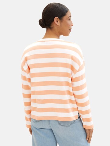 TOM TAILOR Sweatshirt in Orange