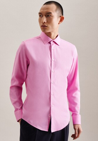 SEIDENSTICKER Slim fit Zakelijk overhemd in Roze