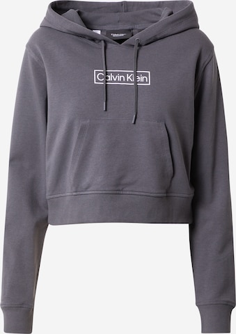 Calvin Klein Performance - Camiseta deportiva en gris: frente