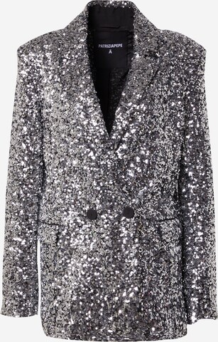 Blazer PATRIZIA PEPE en argent : devant