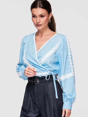 Bluză de la Ombre pe albastru