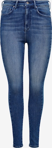 Skinny Jean 'Mila' ONLY en bleu : devant