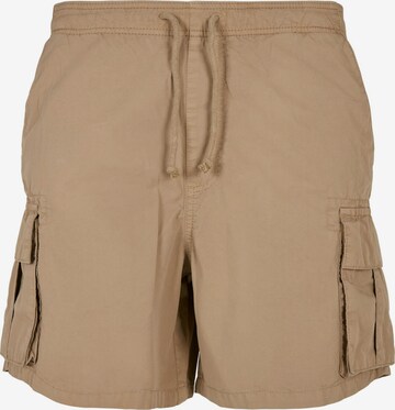 Pantalon cargo Urban Classics en beige : devant