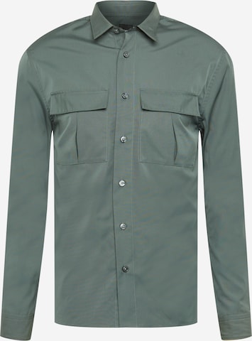 Coupe regular Chemise 'Niceto' BOSS Black en vert : devant