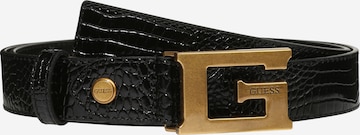 Ceinture 'RAFFIE' GUESS en noir : devant