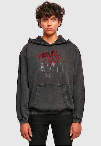 Sweat-shirt 'Motley Crue' Merchcode en noir : devant