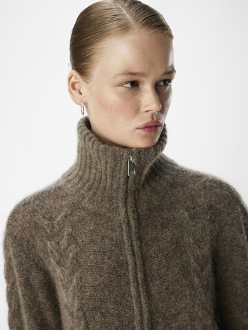 OBJECT Knit cardigan 'OBJNete' in Brown