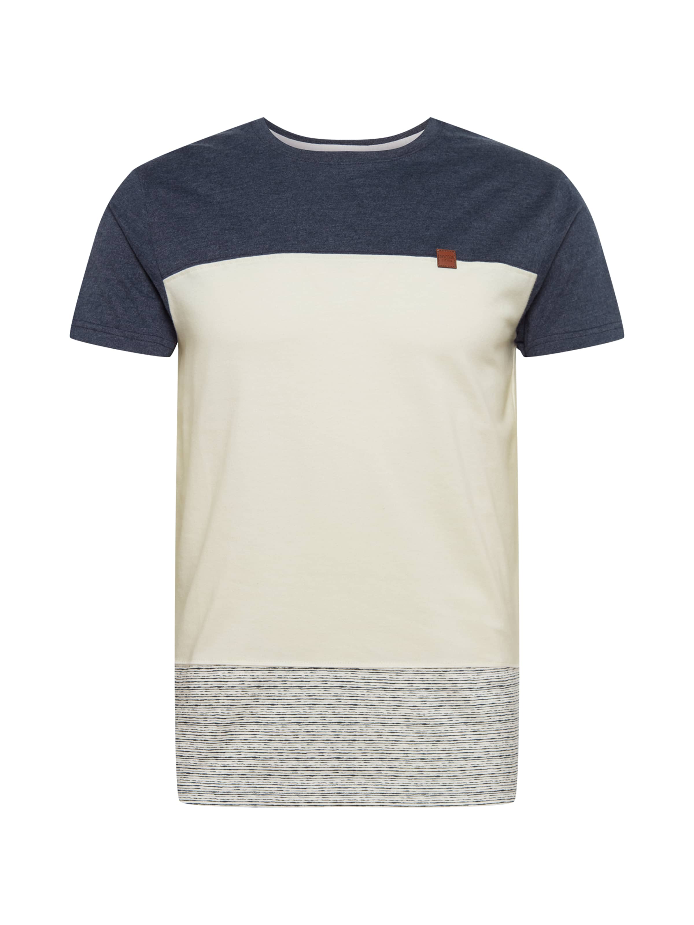 Männer Shirts INDICODE JEANS T-Shirt 'Hammond' in Weiß - CF42437