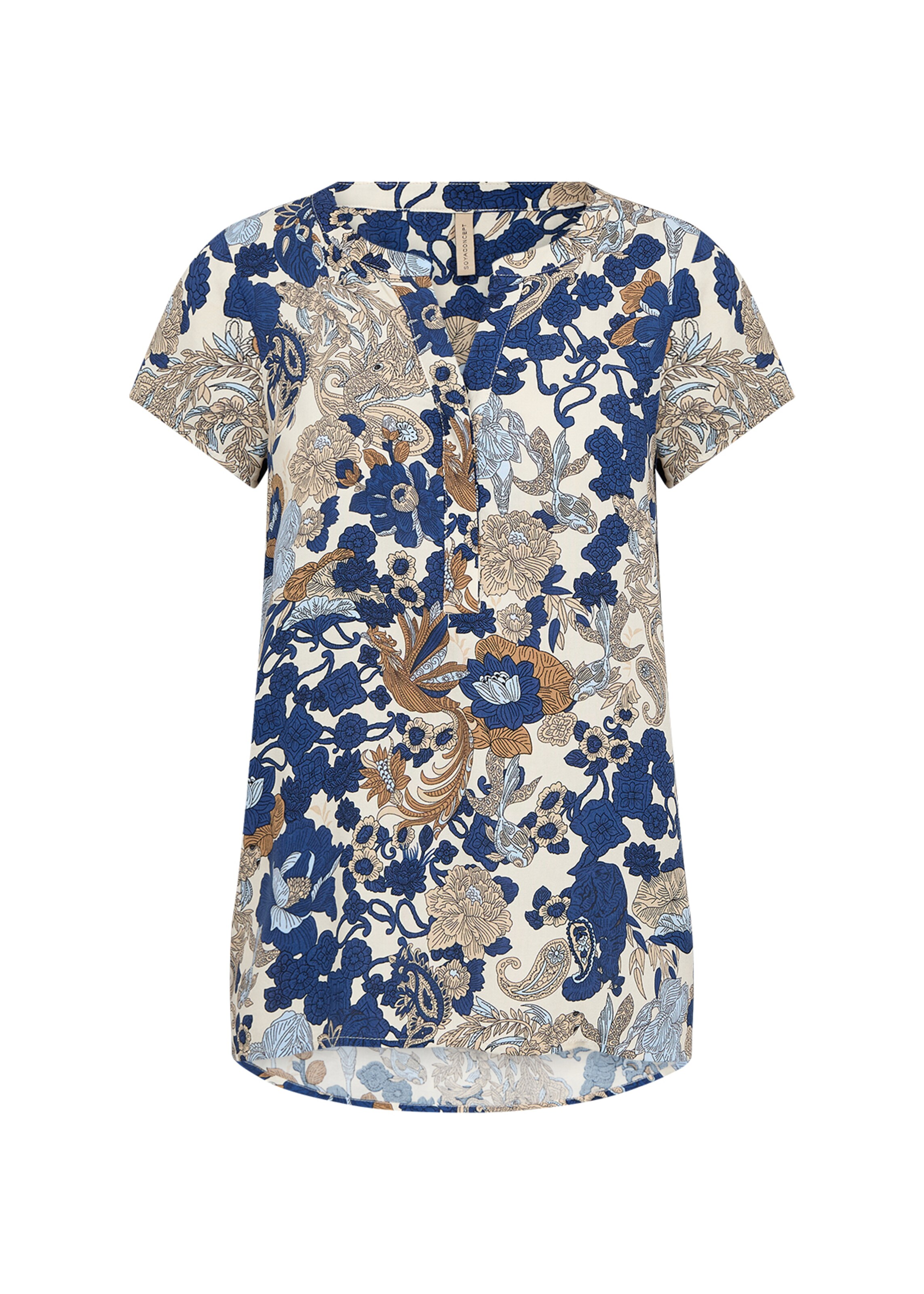 Soyaconcept Bluse in Blau: Vorderseite