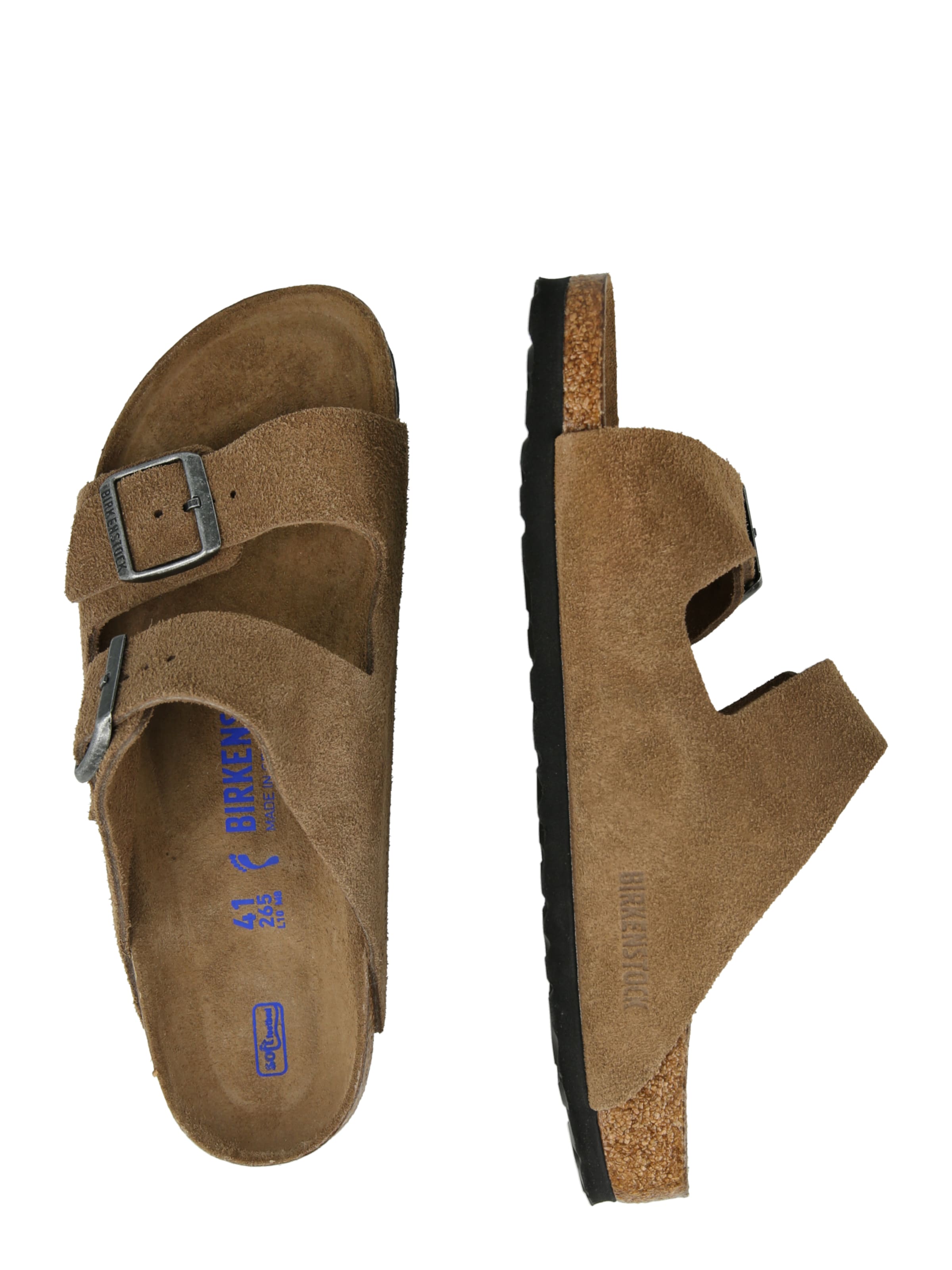 BIRKENSTOCK Muiltjes 'Arizona' in Bruin