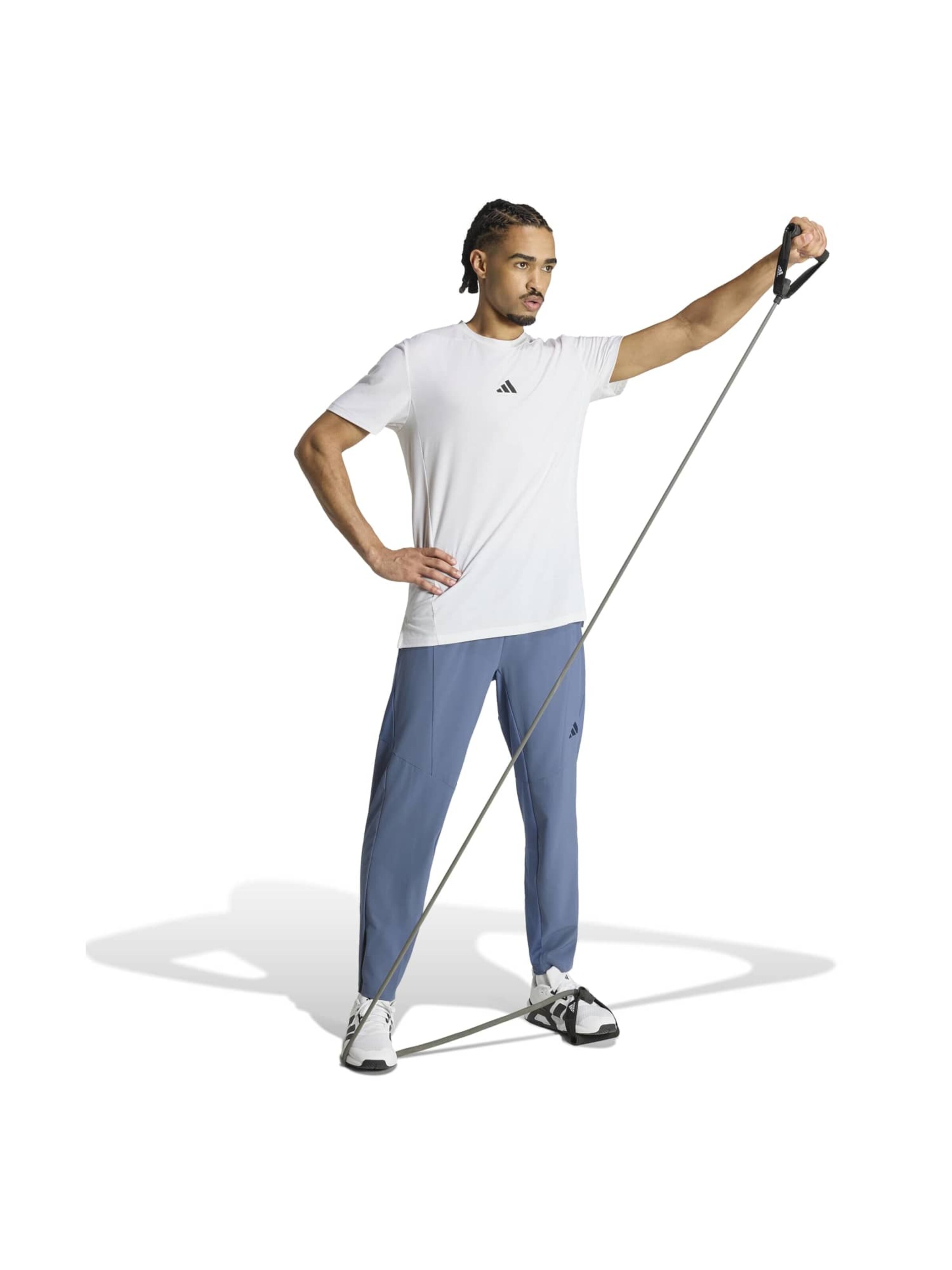 ADIDAS PERFORMANCE - Slimfit Pantalón deportivo 'D4T' en azul