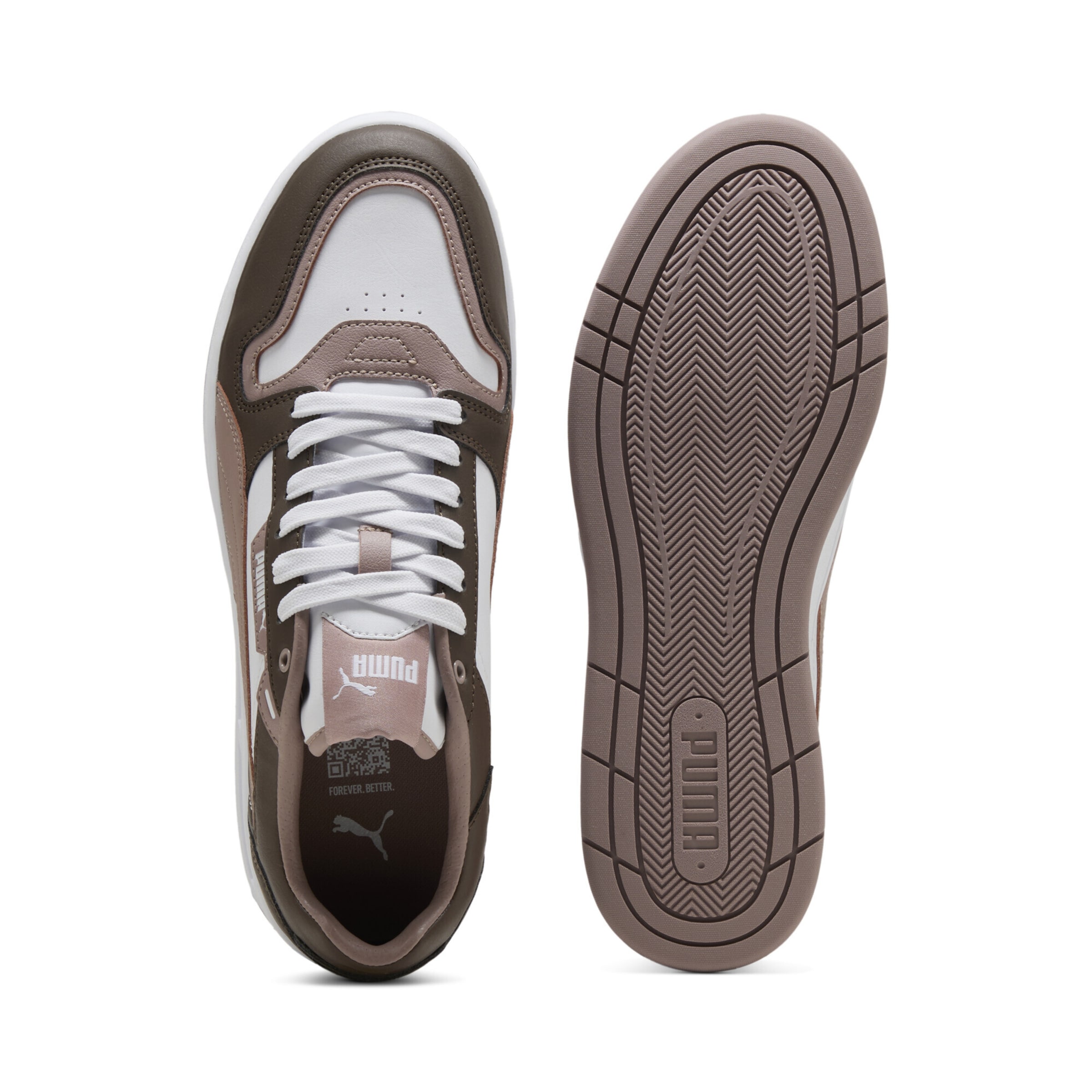 PUMA Sneakers laag 'Court Classic Street' in Bruin