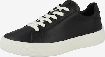 ECCO Låg sneaker 'Street Tray' i svart: framsida