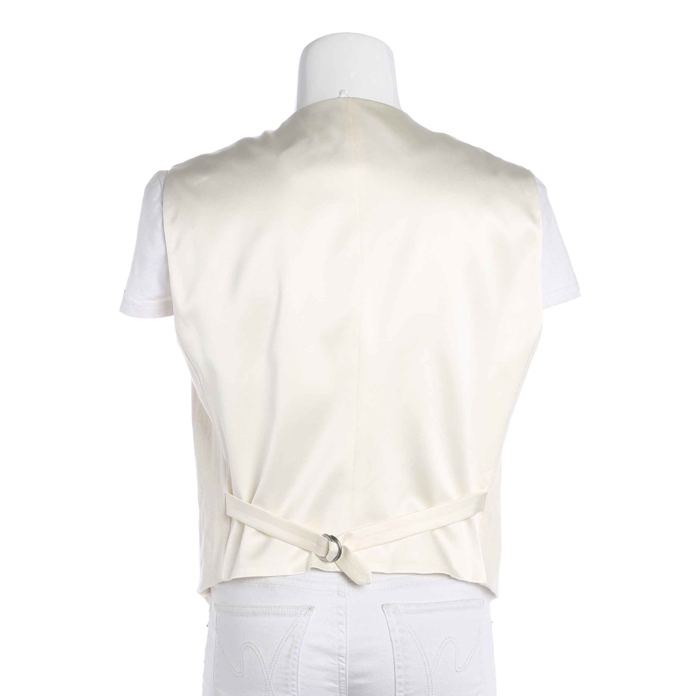 Brunello Cucinelli Weste XXL in Weiß