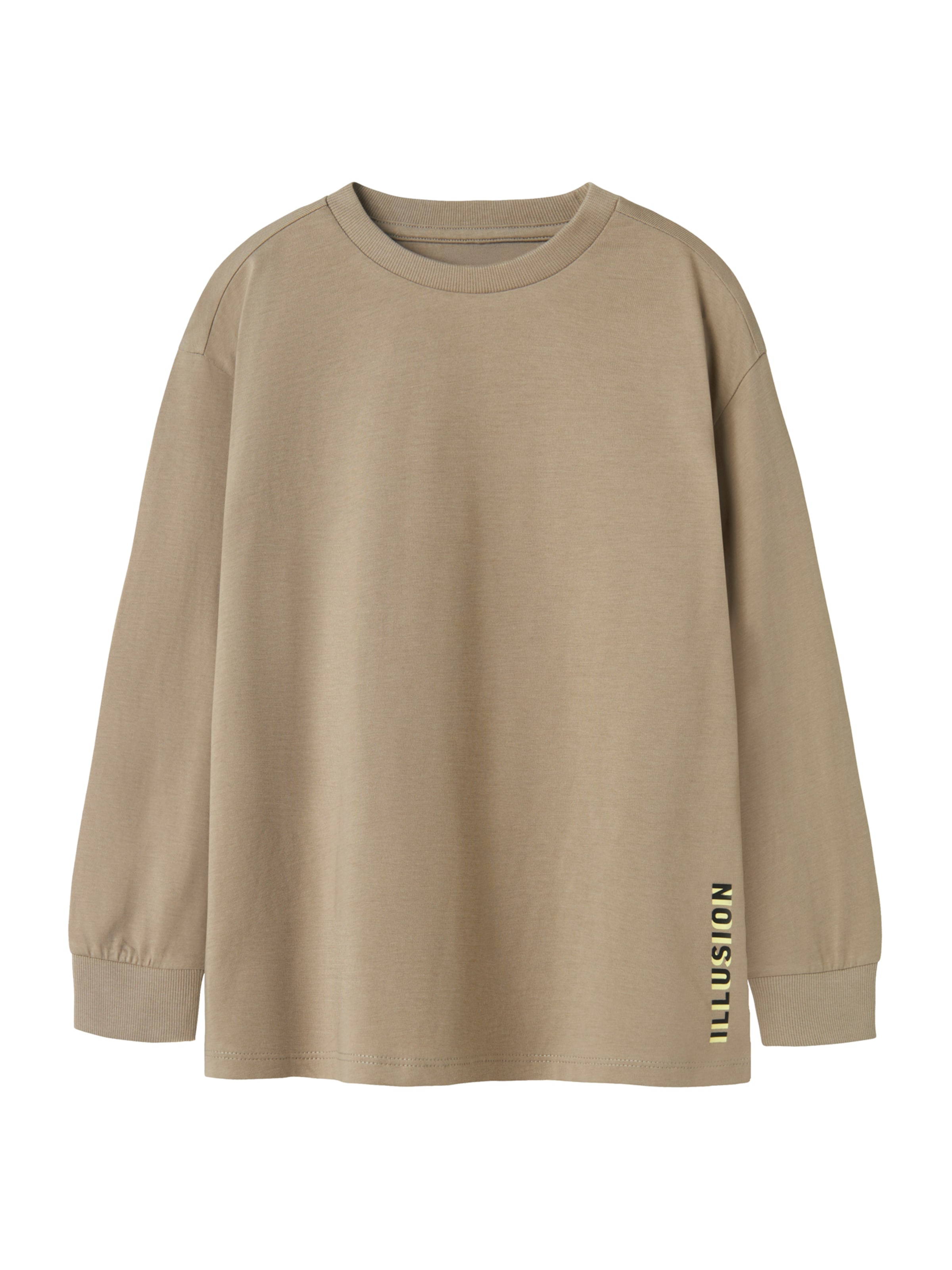 NAME IT Shirt 'NKMOBAY in Grau: Vorderseite