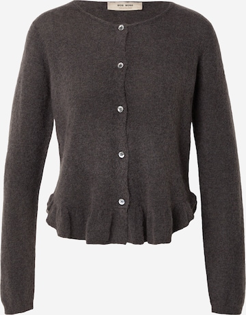 Cardigan 'MMMape Alice' MOS MOSH en marron : devant