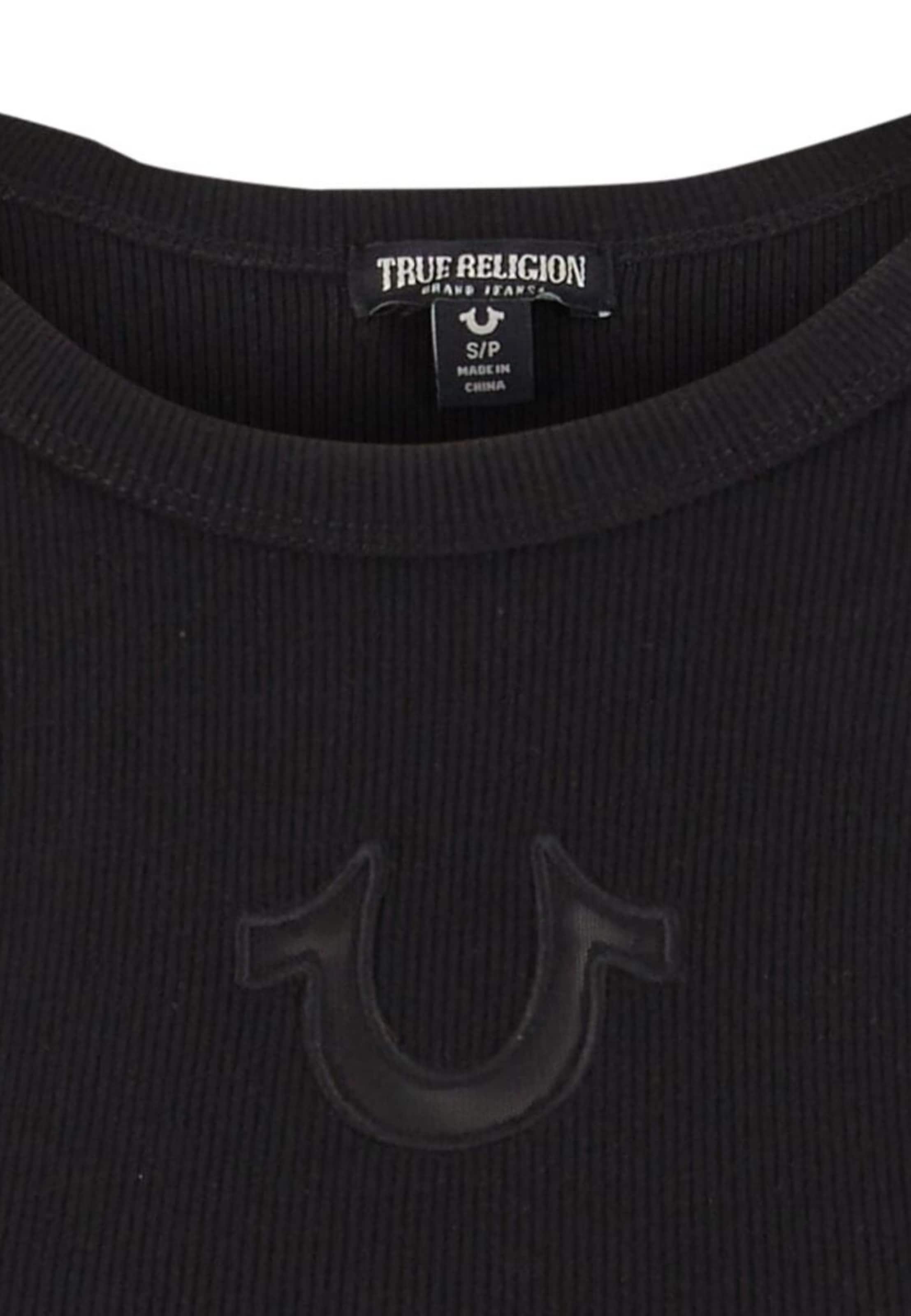 Haut 'Horseshoe' True Religion en noir