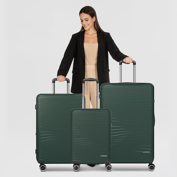 Ensemble de bagages 'Dallas 3.0' Franky en vert