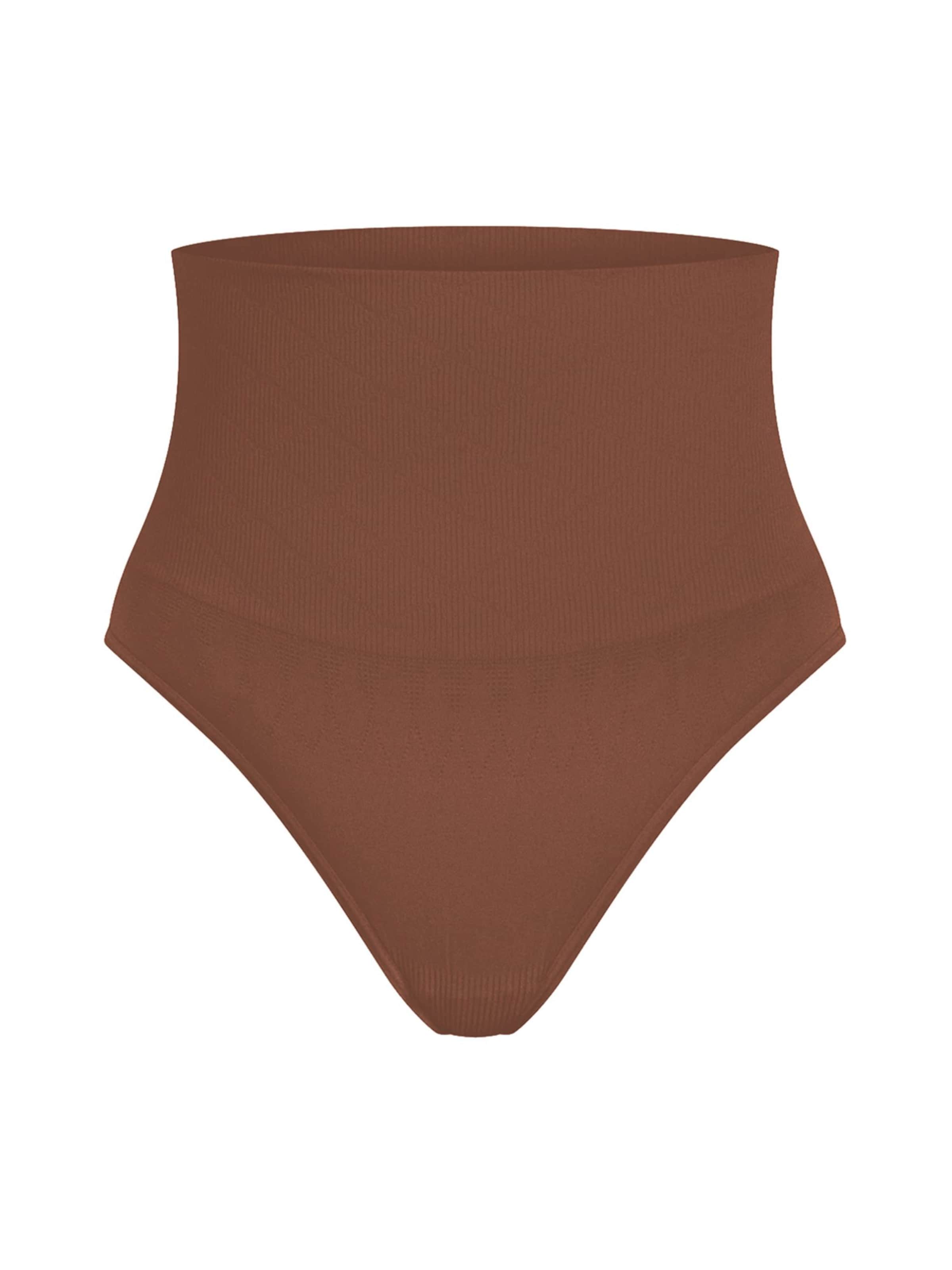 Slip scultant Smilodox en marron : devant
