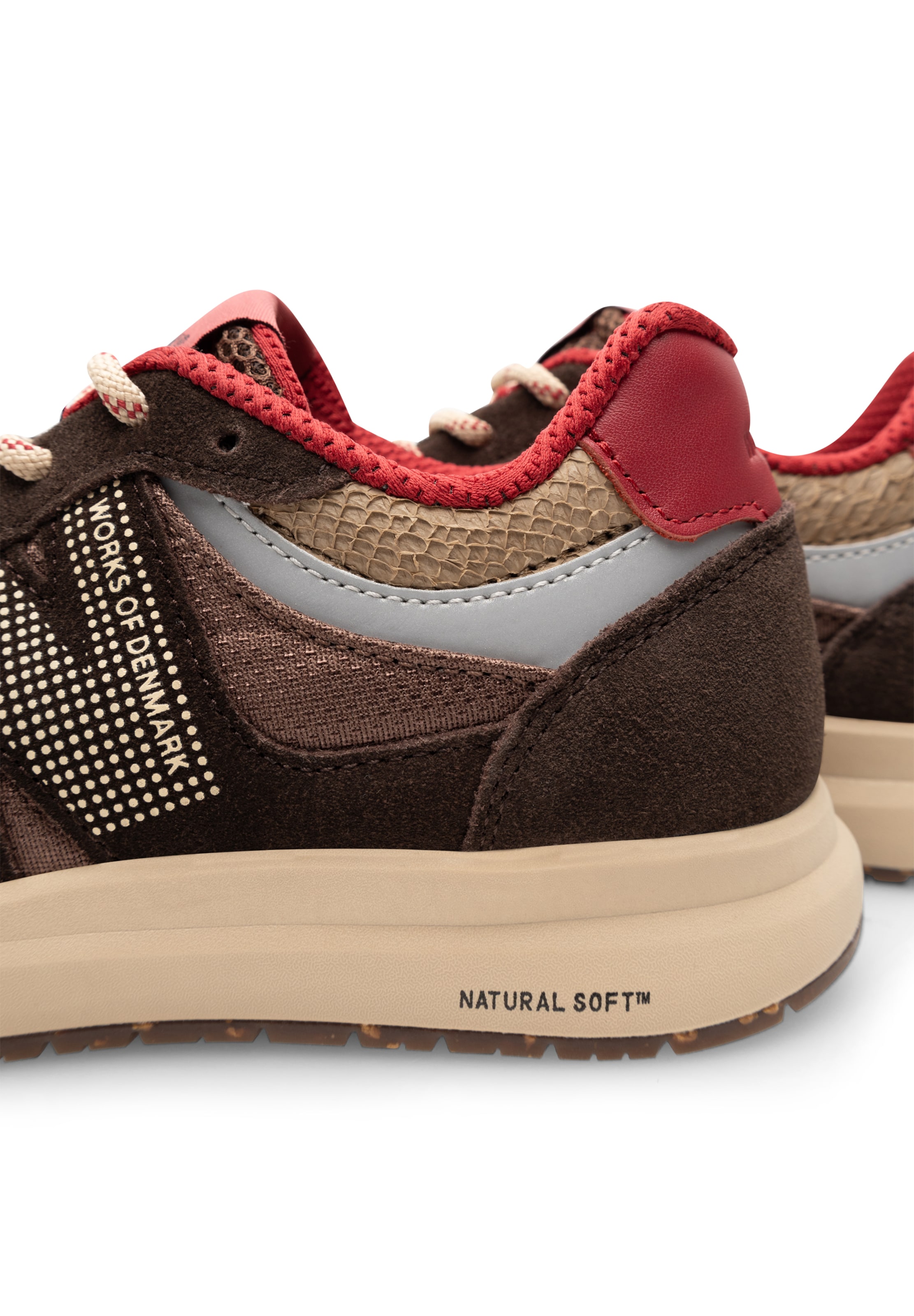 Baskets basses ' Rigmor ' WODEN en marron