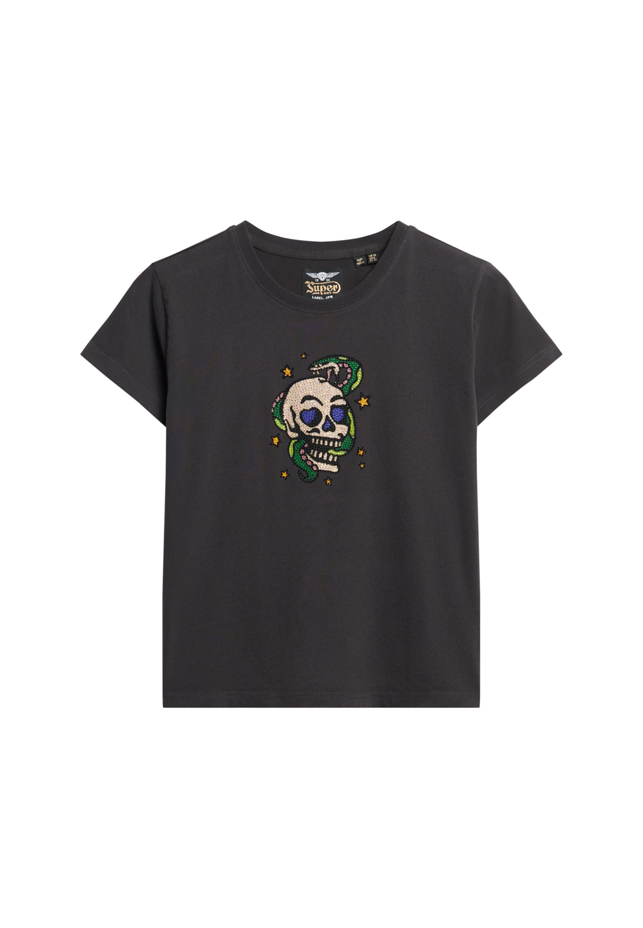 Superdry & Co Shirt 'Tattoo' in Grijs: voorkant