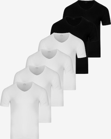 Ragman Undershirt 'Basic' in Black: front