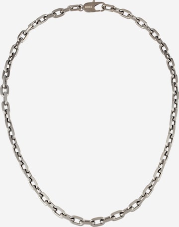 BOSS Black Necklace 'Kane' in Silver: front