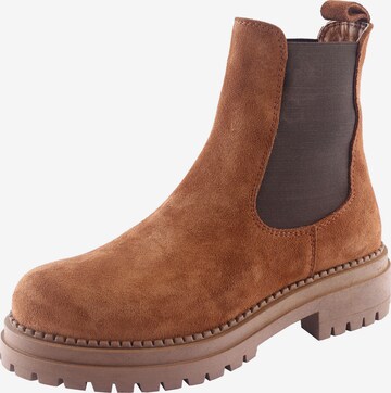 D.MoRo Shoes Chelsea Boots 'MONOSK' in Brown: front