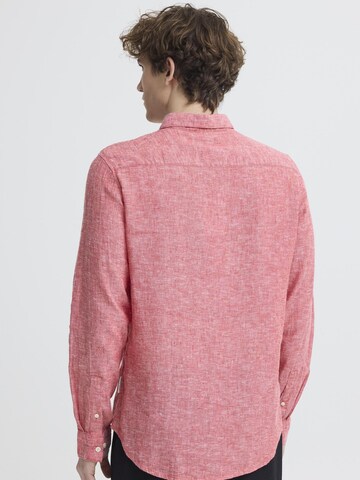 Casual Friday Regular fit Button Up Shirt ' CFAnton ' in Red