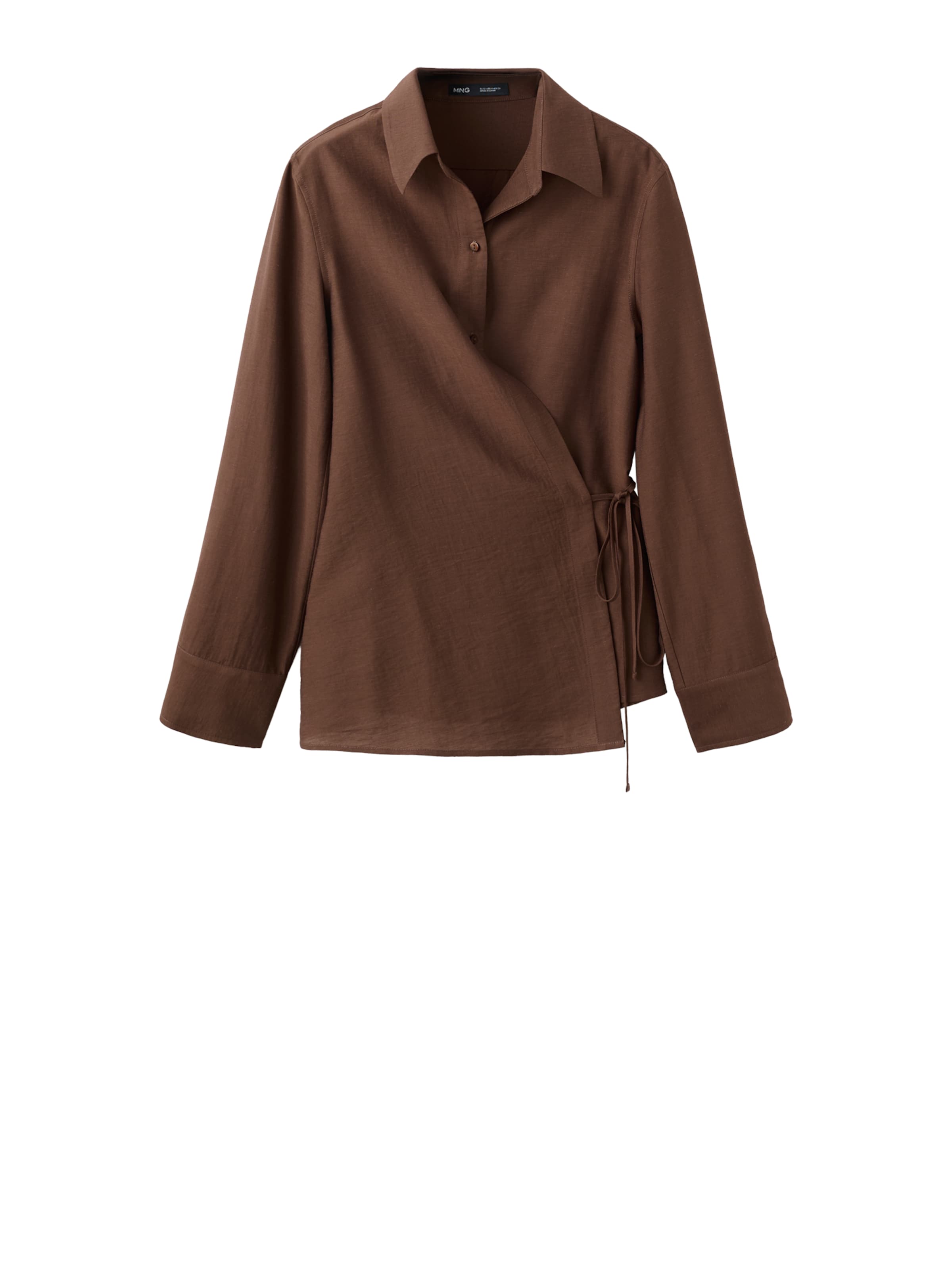 MANGO Blouse 'GALE' in Brown: front
