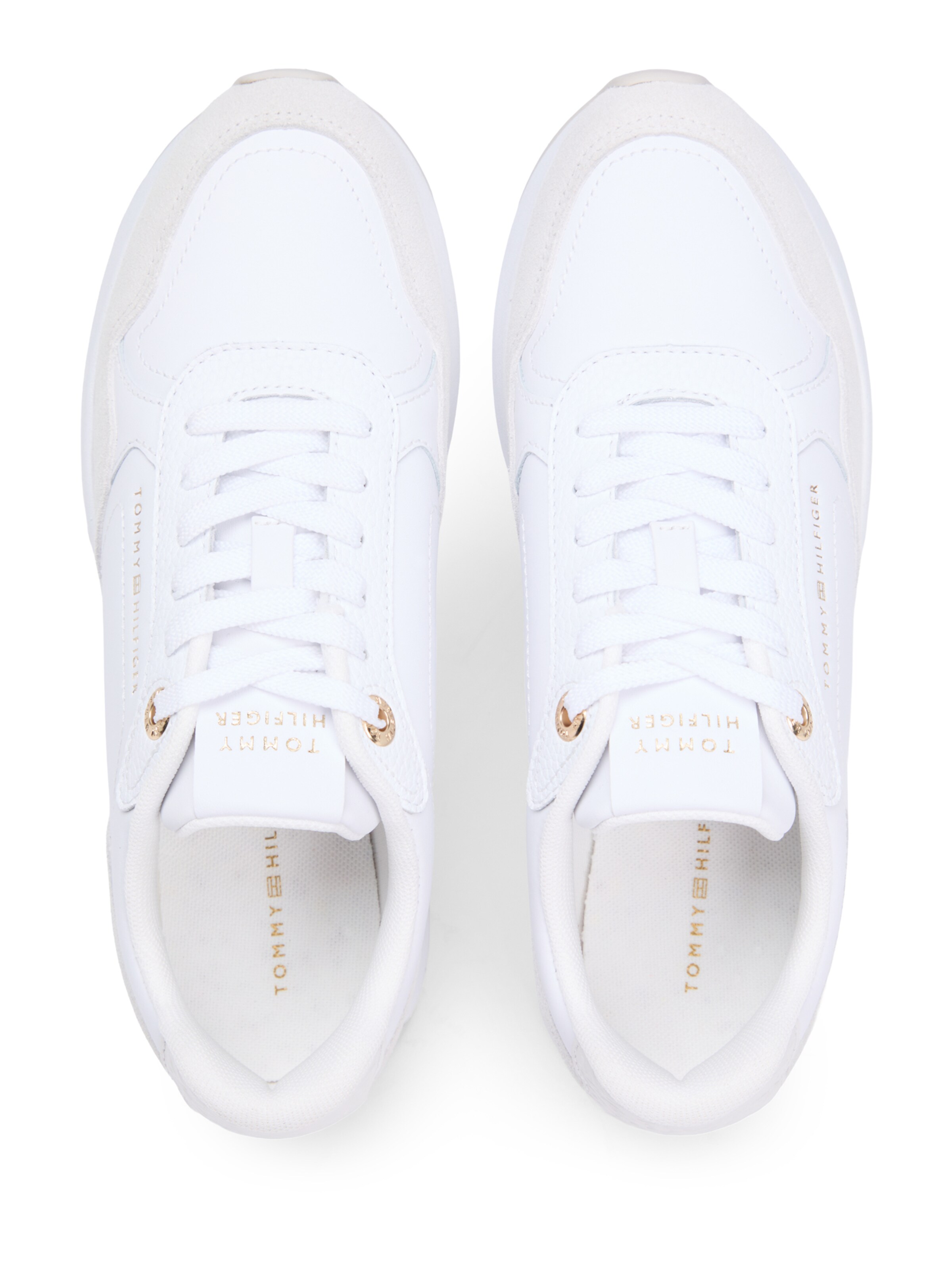 TOMMY HILFIGER - Sapatilhas baixas em branco