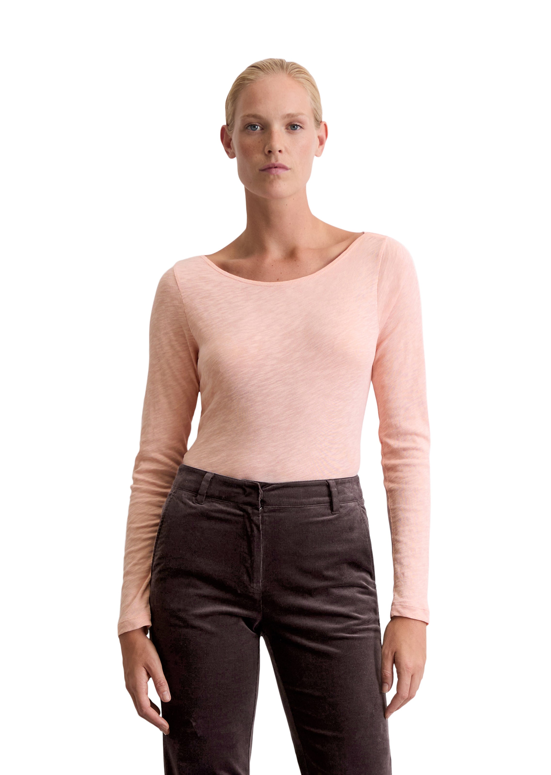 T-shirt Marc O'Polo en rose : devant