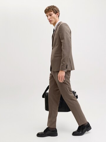 Coupe slim Pantalon à plis 'JPRSOLARIS' JACK & JONES en marron