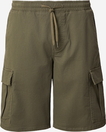 JACK & JONES - Pantalón cargo 'JPSTCOLE DYLAN' en verde: frente