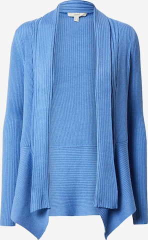 ESPRIT Knit Cardigan in Blue: front