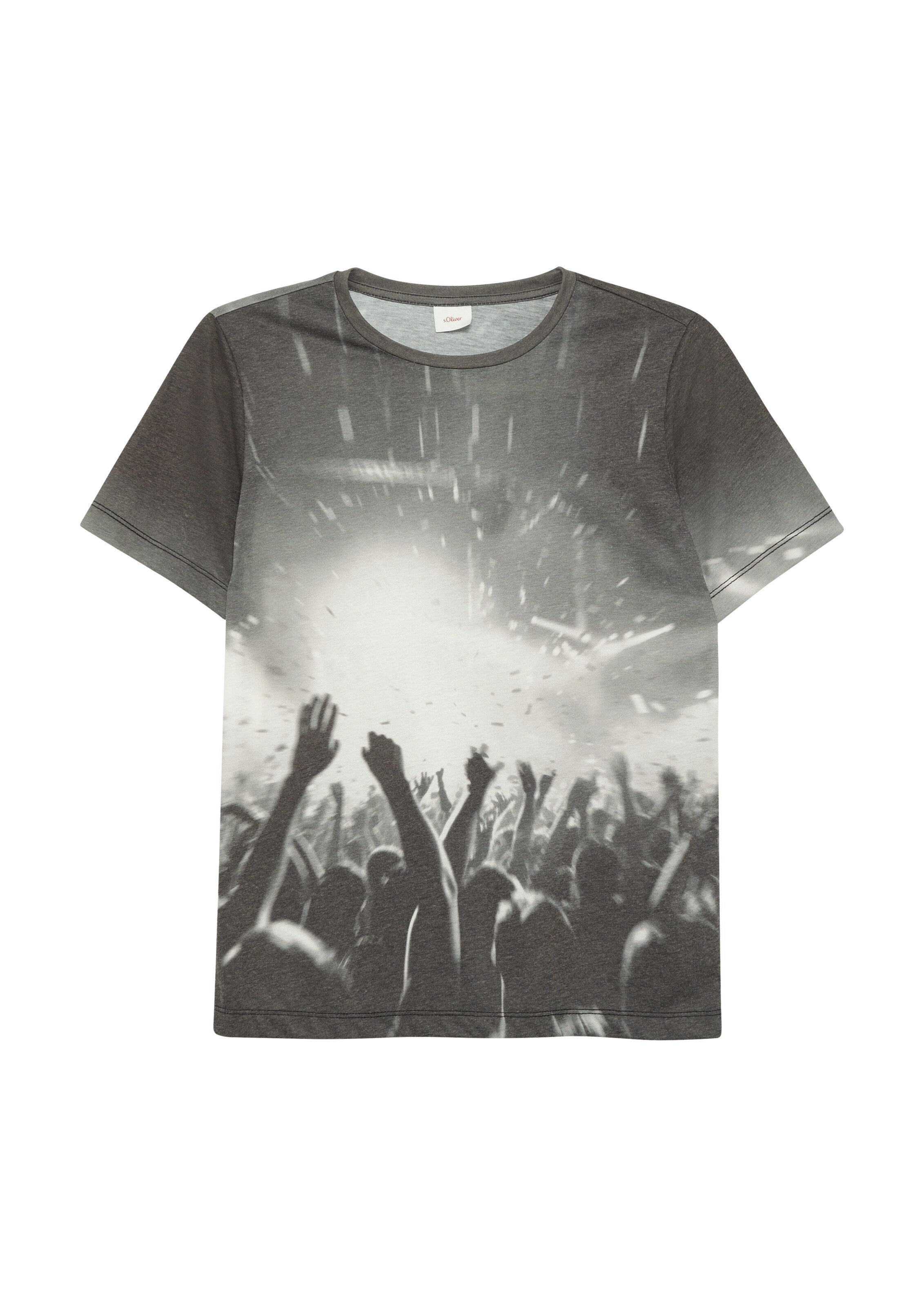 s.Oliver Shirt in Grijs: voorkant