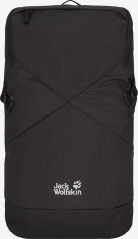 JACK WOLFSKIN Sports Backpack 'Terraventure' in Black: front