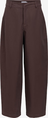 OBJECT Bukser 'OBJMOLINA' i brun: forside