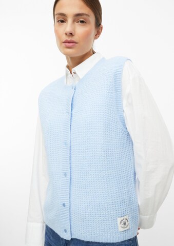 s.Oliver Gebreide bodywarmer in Blauw: zijkant